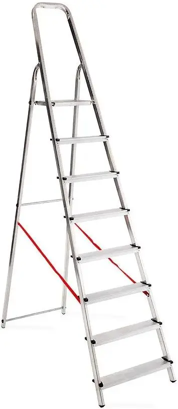 Стремянка алюминиевая односторонняя Strend Pro AL-D8