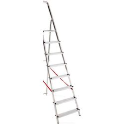 Стремянка алюминиевая односторонняя Strend Pro AL-D8 Thumb