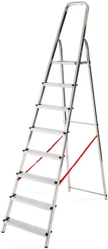 Стремянка алюминиевая односторонняя Strend Pro AL-D8