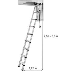 Складна чердачная лестница Telesteps Loft Line Maxi 3м Thumb