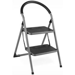 Scara pliabila din metal VonHaus 3500098 (Silver/Black)