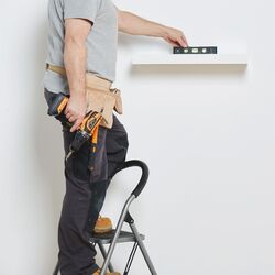 Стремянка металлическая VonHaus 3500098 (Silver/Black) Thumb