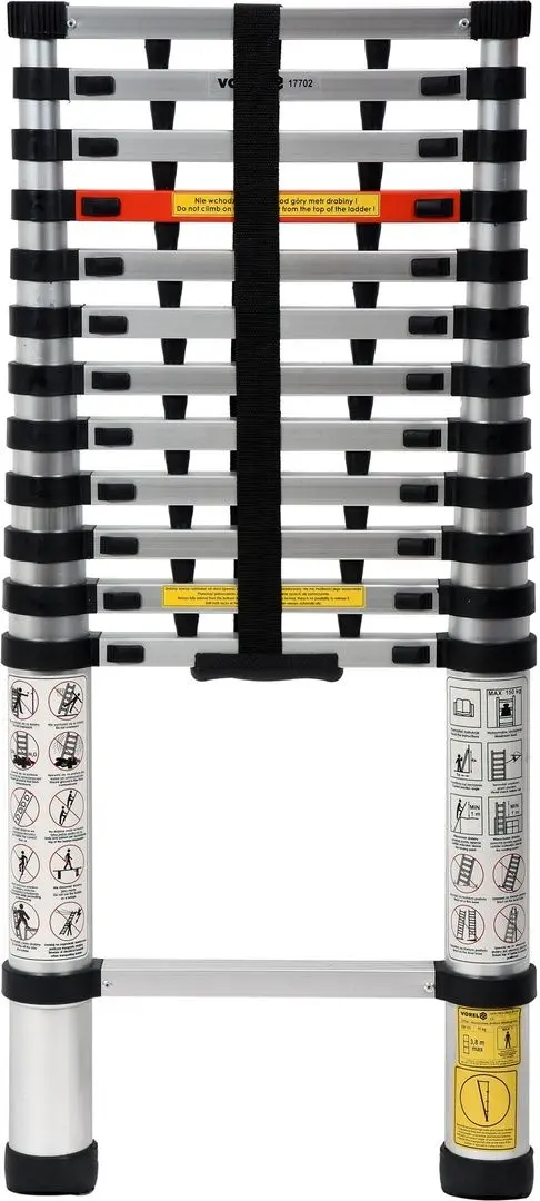 Scară telescopică Vorel 17702 (Grey/Black)