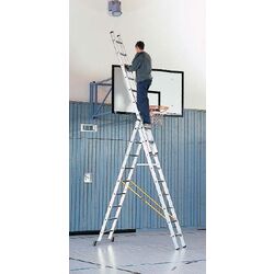 Лестница алюминиевая трехсекционная Zarges Abru 48922 Thumb