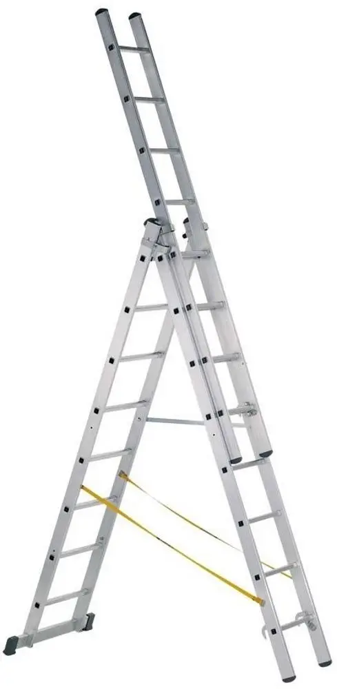 Лестница алюминиевая трехсекционная Zarges Abru 48922