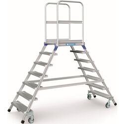 Scara cu platforma Zarges Double 7