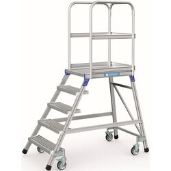 Лестница с платформой Zarges Galvanised 5