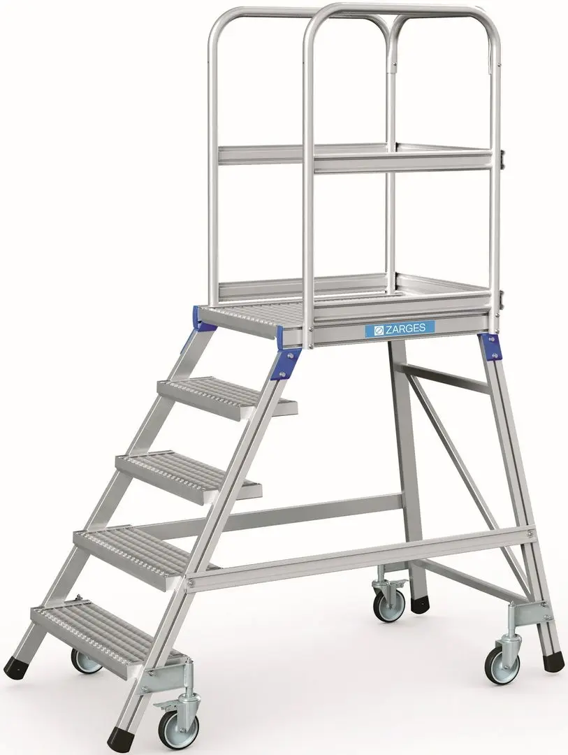 Scara cu platforma Zarges Galvanised 5