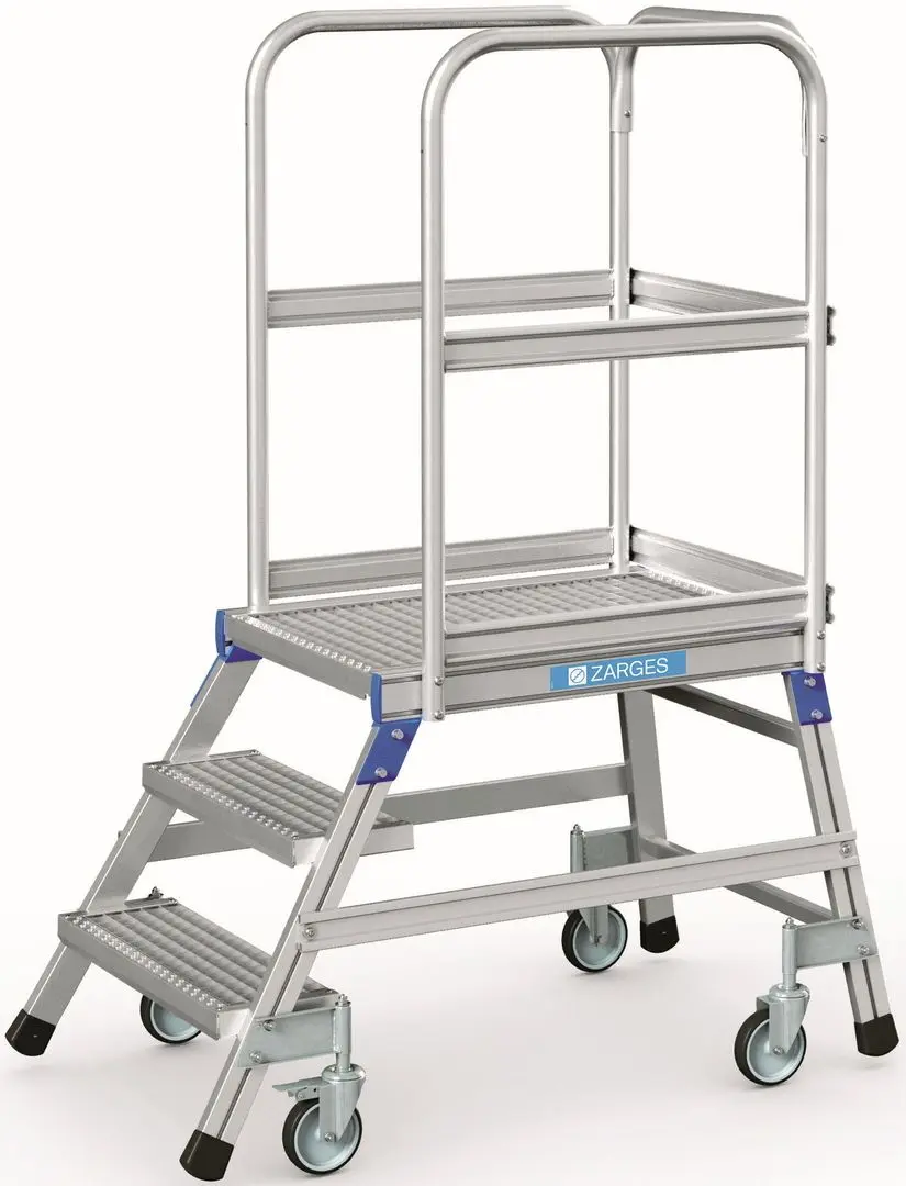 Лестница с платформой Zarges Single 3