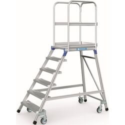 Лестница с платформой Zarges Single 6