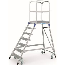 Лестница с платформой Zarges Single 7