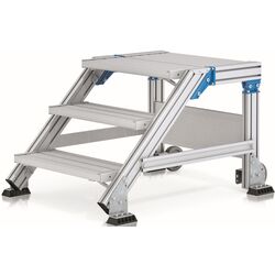 Лестница с площадкой Zarges 750x60x800