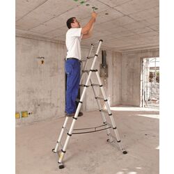 Телескопическая лестница Zarges 8+2 Thumb