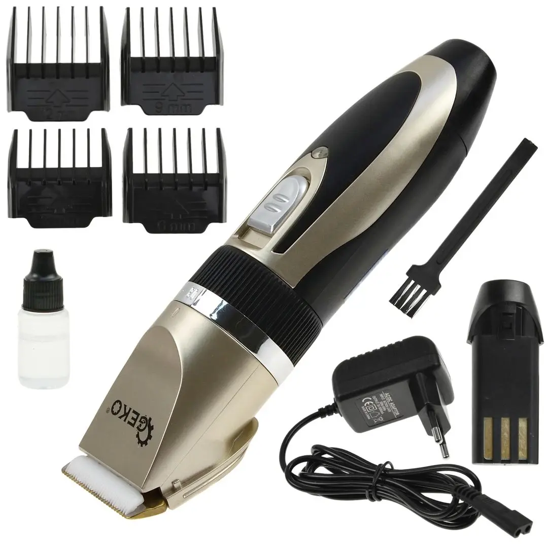 Машинка для стрижки домашних животных Geko G81235 (Black/Gold)