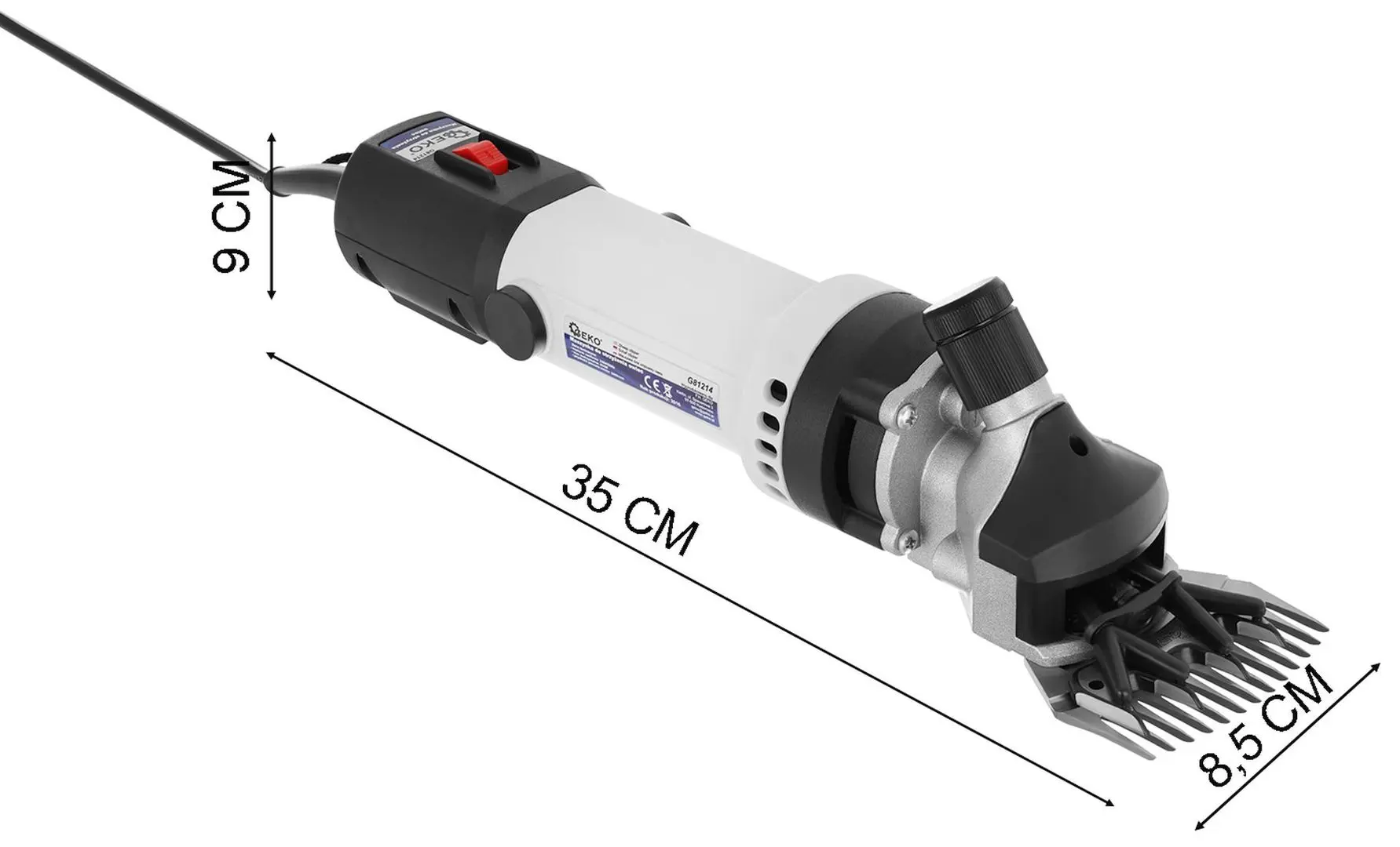 Машинка для стрижки животных Geko G81214 (White/Black)