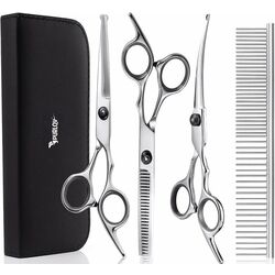 Set foarfece de tuns cainilor Purlov 23186 (Inox)