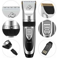 Masina de tuns animale de companie Rovo T3 (Silver/Black) Thumb