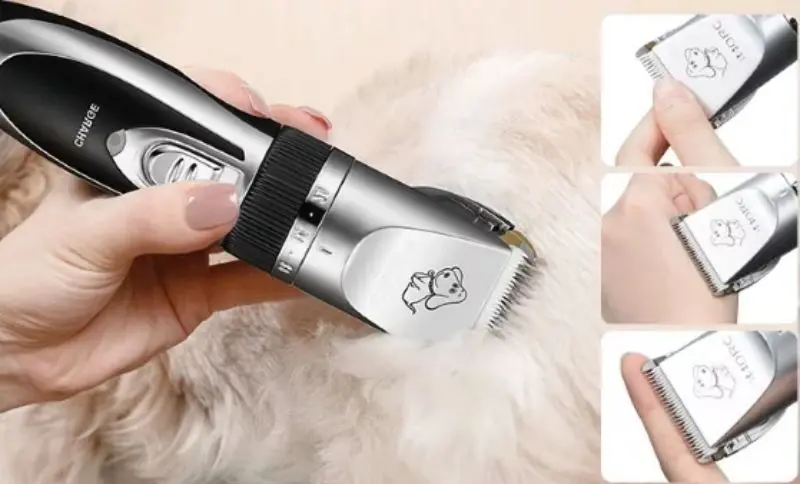 Masina de tuns animale de companie Rovo T3 (Silver/Black)