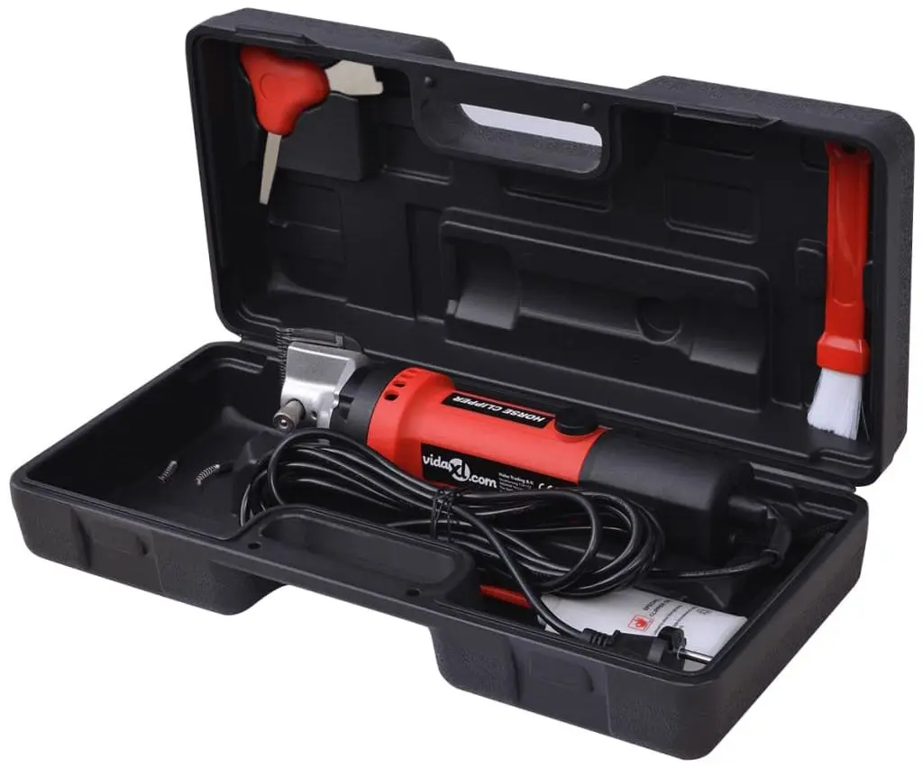 Masina de tuns animale VidaXL 142034 (Red/Black)