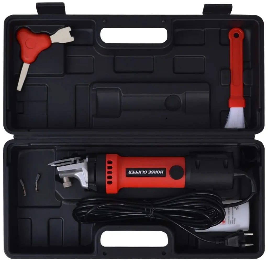 Masina de tuns animale VidaXL 142034 (Red/Black)