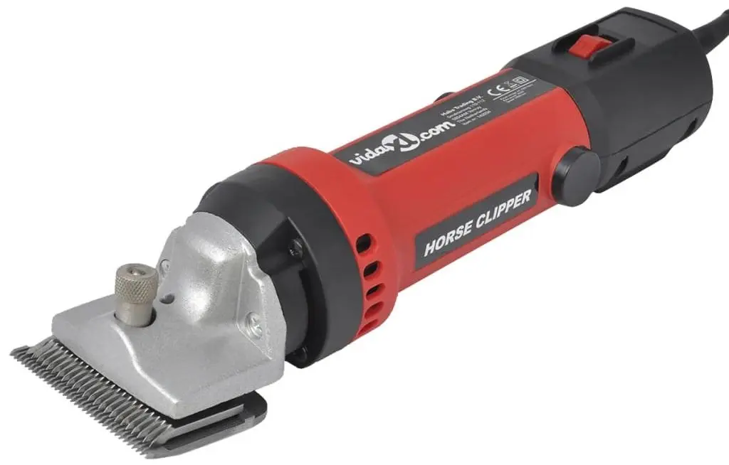 Masina de tuns animale VidaXL 142034 (Red/Black)