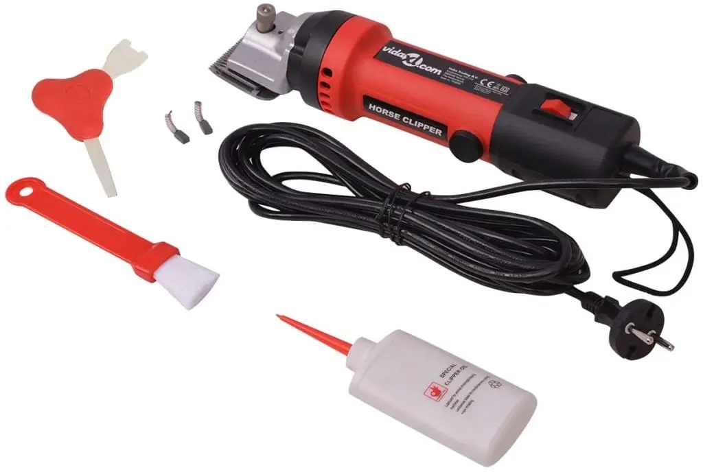 Masina de tuns animale VidaXL 147331 (Red/Black)