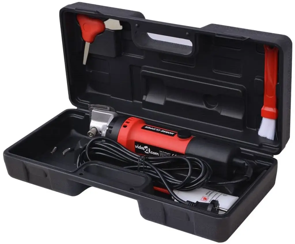 Masina de tuns animale VidaXL 147331 (Red/Black)