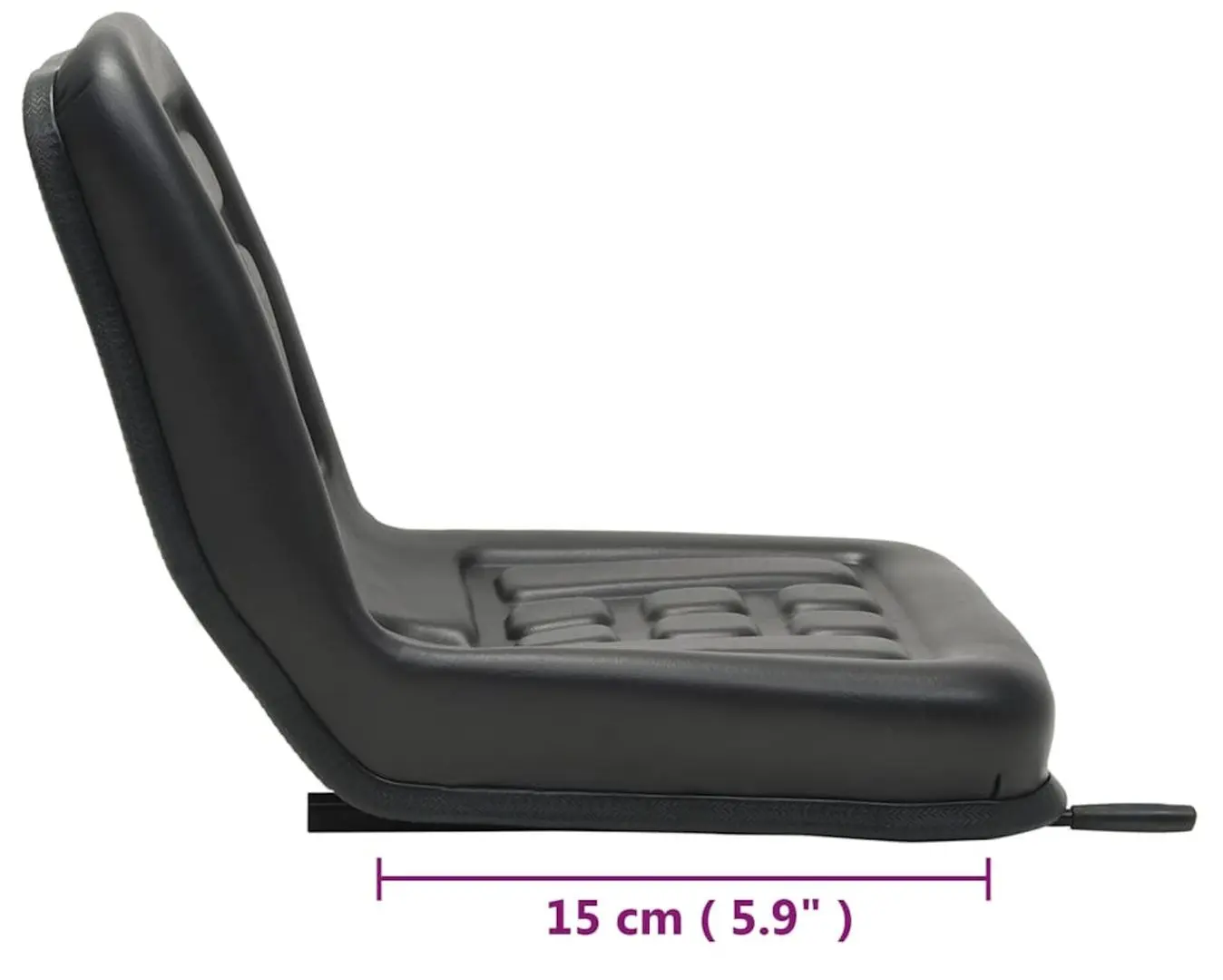 Scaun pentru minitractor VidaXL 142317 (Black)