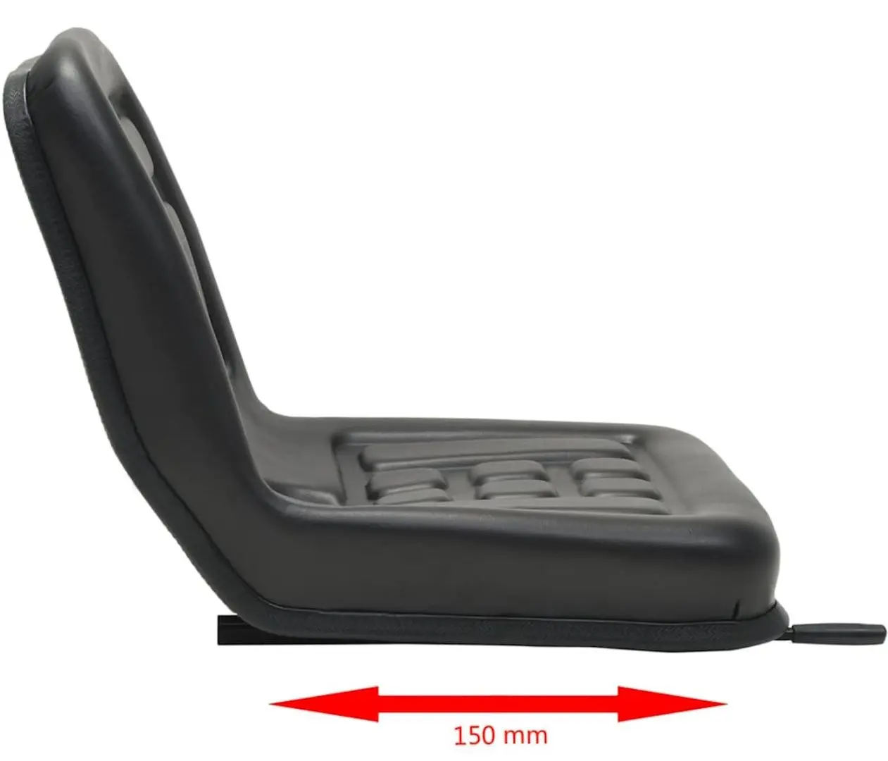 Scaun pentru minitractor VidaXL 142317 (Black)