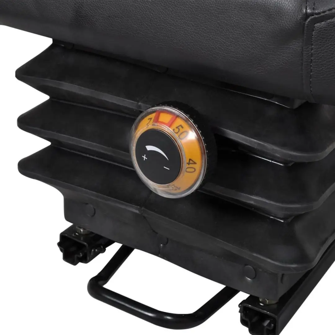 Scaun pentru minitractor VidaXL 210158 (Black)