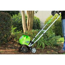 Cultivator cu acumulator GreenWorks G40TL Solo Thumb