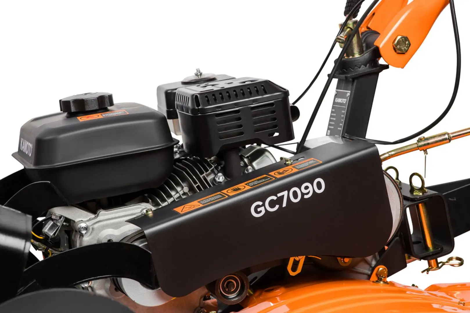 Motocultivator Kamoto GC7090 + freza (Black/Orange) - 9