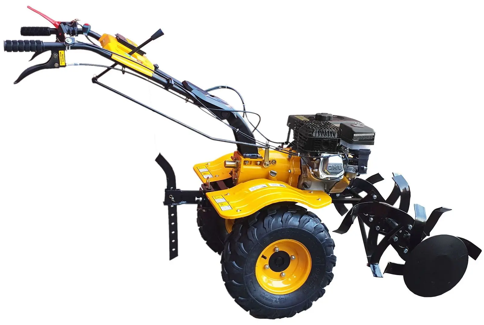 Мотоблок с прицепным оборудованием Progarden Campo 853 + RM500C + Масло х3 (Yellow) - 4