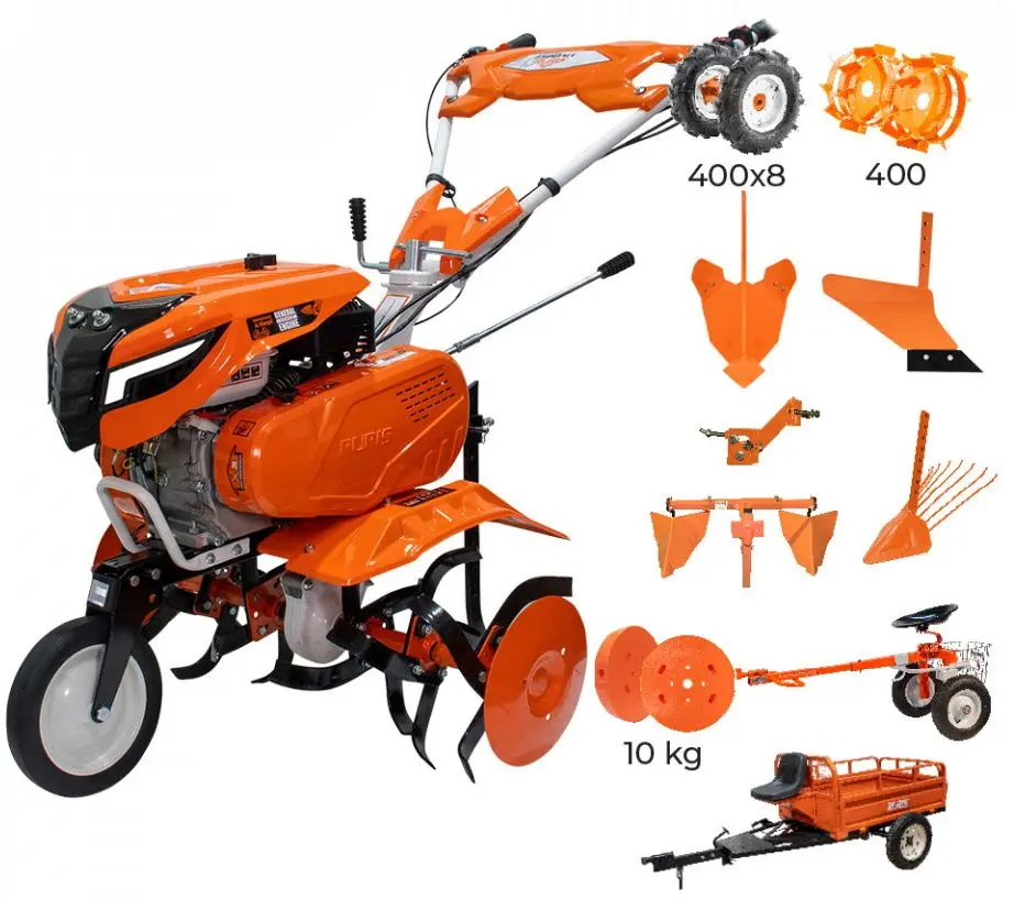 Мотоблок с аксессуарами Ruris 7500ACC6