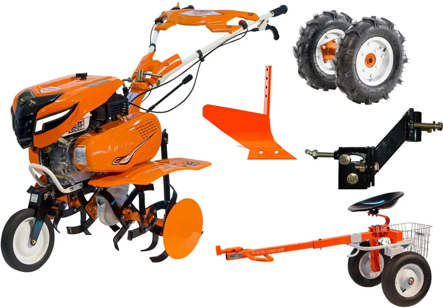 Мотокультиватор Ruris 7500ACC + аксессуары