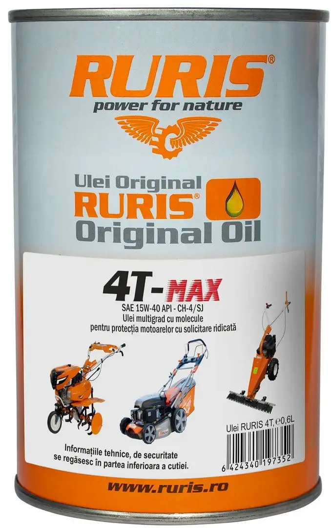 Motosapa Ruris Zimbru + roti cauciucate + rarita reglabila + ulei (Red)