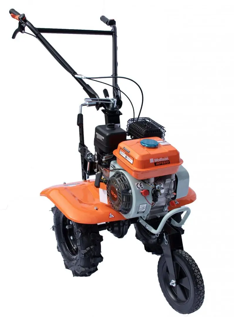 Мотокультиватор Wolfson Imperio WFS7000ACC + плуг + регулируемый плуг + колеса