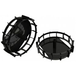 Roti metalice pentru motocultor Hecht 8001004 (Black)