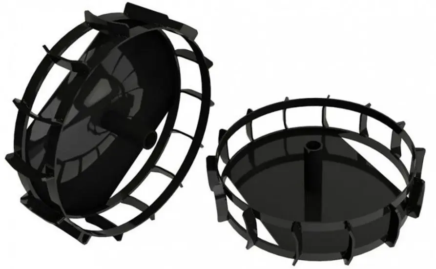 Roti metalice pentru motocultor Hecht 8001004 (Black)