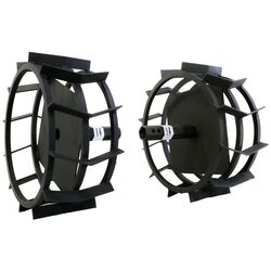 Roti metalice pentru motocultor O'Mac Premium (Black)