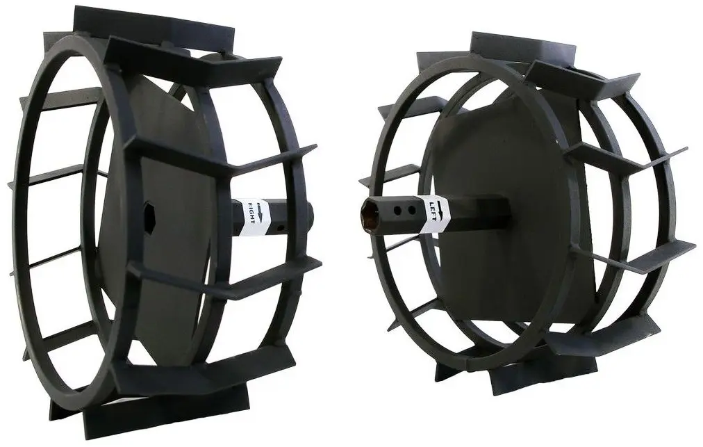 Roti metalice pentru motocultor O'Mac Premium (Black)