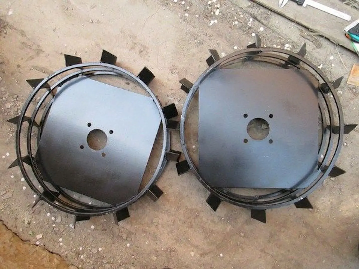 Металлические колеса для мотокультиватора 3.5-6 (Black)