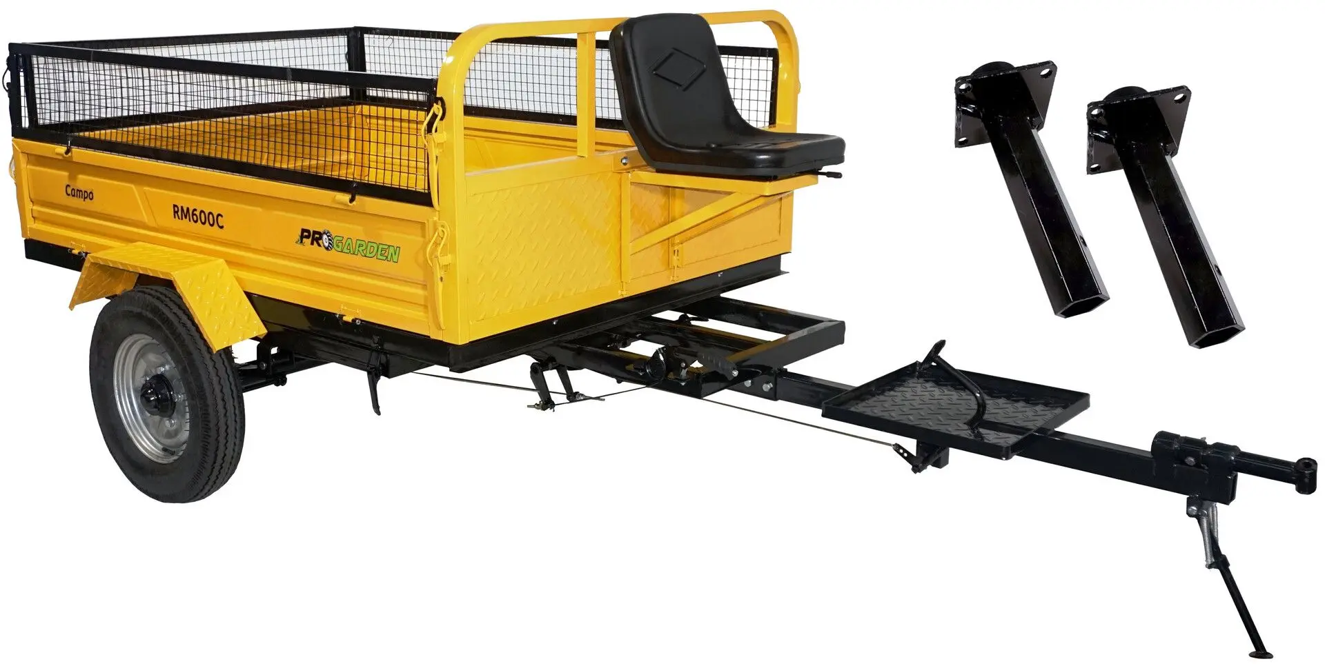 Remorca ProGarden Campo RM600C + EASYT32M (Yellow)