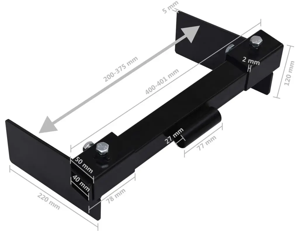 Адаптер для снегоуборщика VidaXL 146893