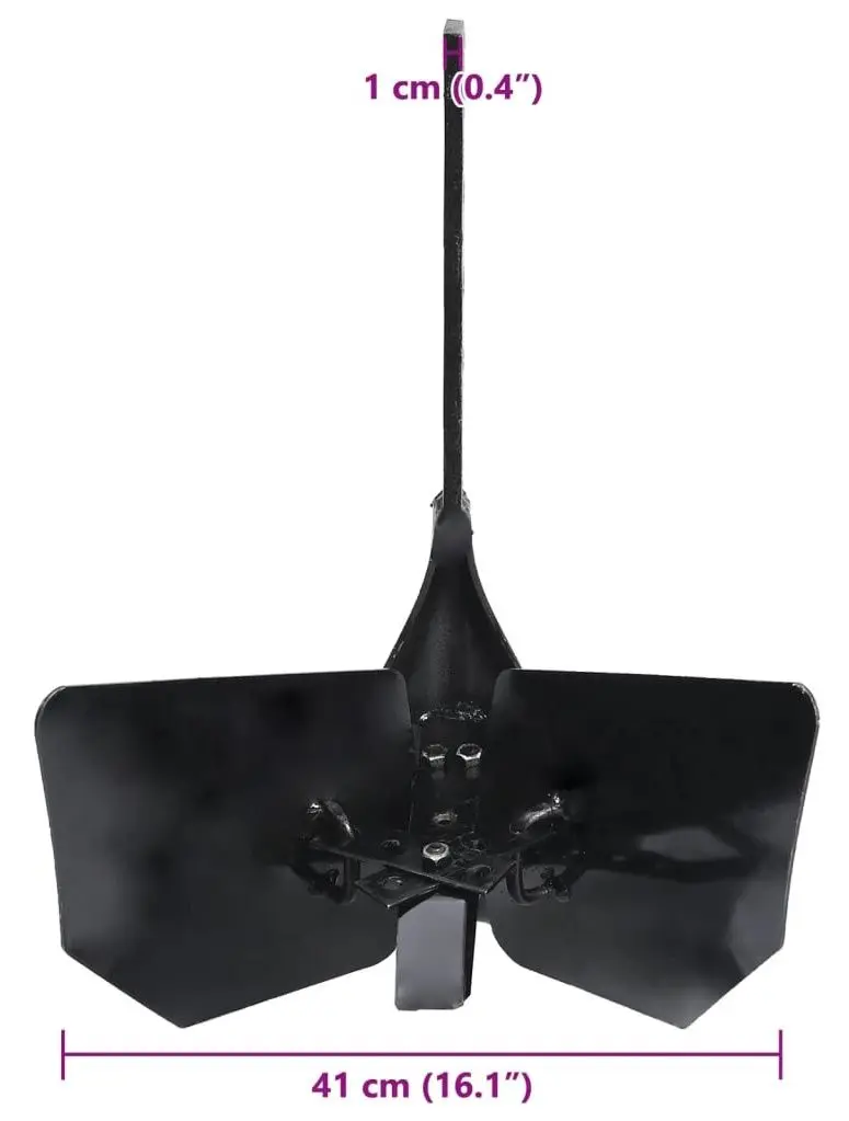 Плуг для мотокультиватора VidaXL 146267