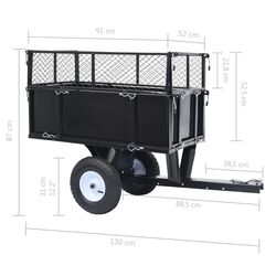Прицеп VidaXL 92449 (Black) Thumb