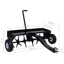 Grebla scarificatoare VidaXL 147892 Thumb