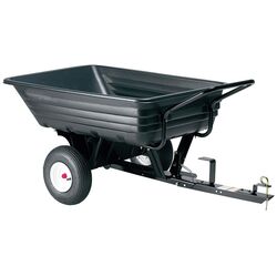 Remorca pentru tractor de tuns iarba Villager 033870 (Black)