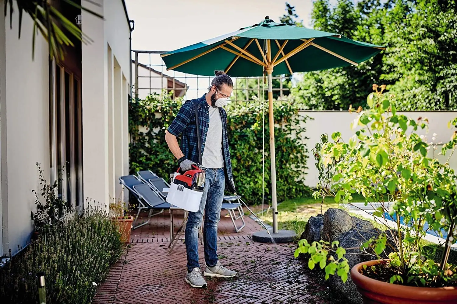 Pulverizator cu acumulator Einhell GE-WS 18/75 Li Solo