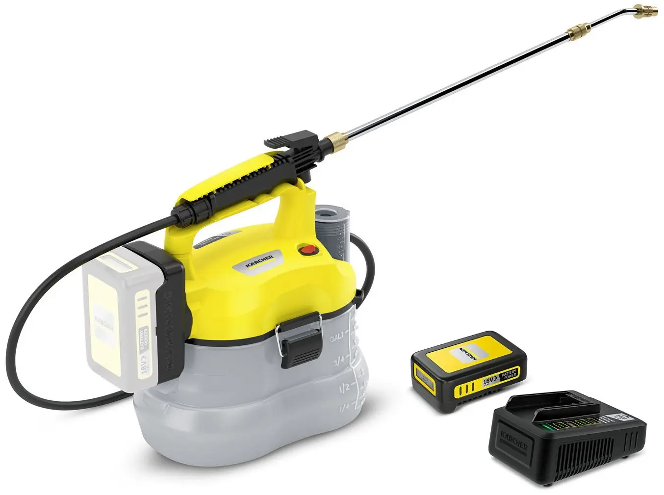 Pulverizator cu acumulator Karcher PSU 4-18 Battery Set